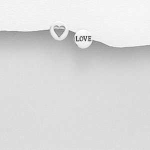 STERLING 925 SILVER WITH A ❤️ and LOVE!